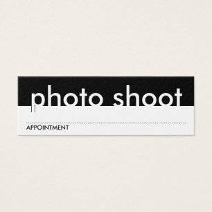 tarjeta de cita para sesión fotográfica