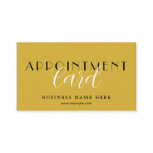 Tarjeta de cita profesional elegante para programa