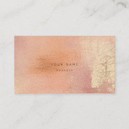 Tarjeta de cita resumen de Metalli de oro de coral