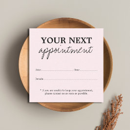 Tarjeta de cita Rosa de belleza simple y elegante