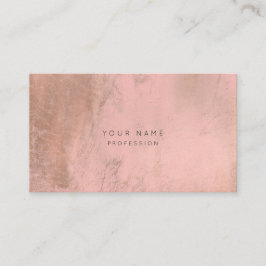 Tarjeta de cita Rosa Gold Pink Rubor