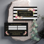 Tarjeta de cita Salón de Belleza Vintage Dorado Fl<br><div class="desc">Crea tu propia tarjeta de cita con esta elegante plantilla "Floral de oro de salón de belleza de época". ¡Es fácil y divertido! (1) Para una mayor personalización, haga clic en el enlace "personalizar adicional" y utilice nuestra herramienta de diseño para modificar esta plantilla. (2) Si necesita ayuda o elementos...</div>