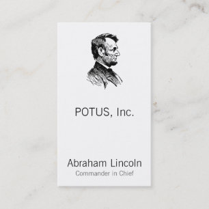 Tarjeta De Citas Abraham Lincoln