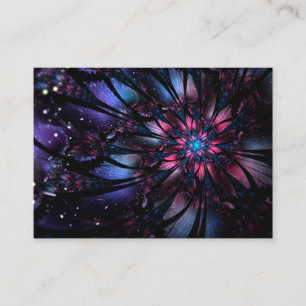 Tarjeta De Citas Abstract fractal flower design.