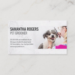 Tarjeta De Citas Animal Groomer Perro Grooming