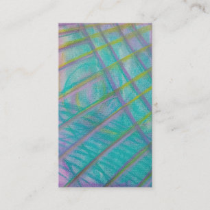 Tarjeta De Citas Arte abstracto colorido único P34
