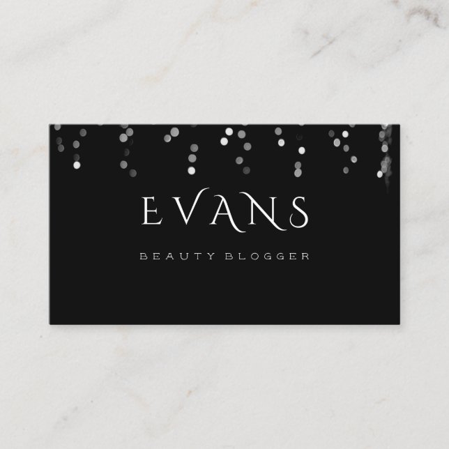 Tarjeta De Citas Artista de maquillaje del planificador de eventos, (Anverso)