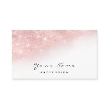 Artista de maquillaje Lash Purpurina Rosa Blanco