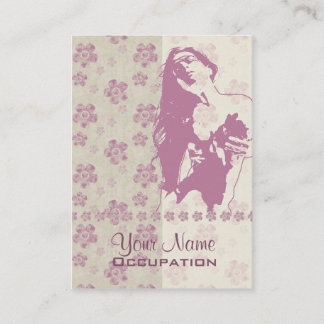 Tarjeta De Citas Berry Blossom - Business, Profile, Schedule Card