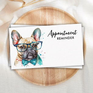 Tarjeta De Citas Bulldog francés de Mascota de cachorros de Dog Gro