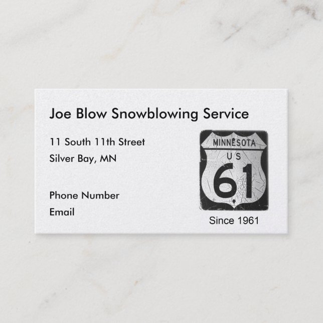 Tarjeta De Citas Carretera 61 (Anverso)