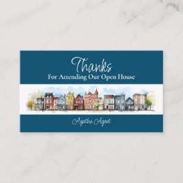 Tarjeta De Citas Casa Abierta Inmobiliaria Gracias Azul