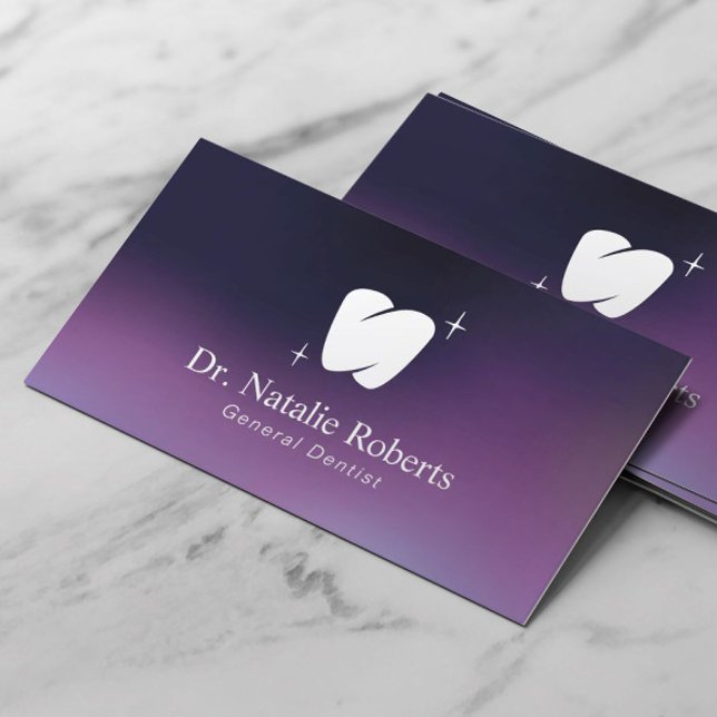 Tarjeta De Citas Clínica Dental Aplicación Dental Moderna Tooth Log (Subido por el creador)