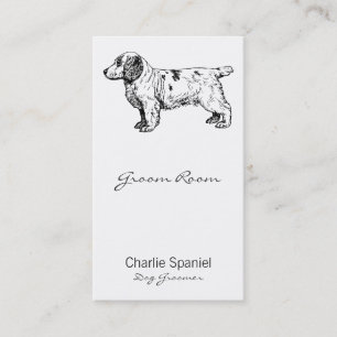 Tarjeta De Citas Clumber Spaniel Dog Business