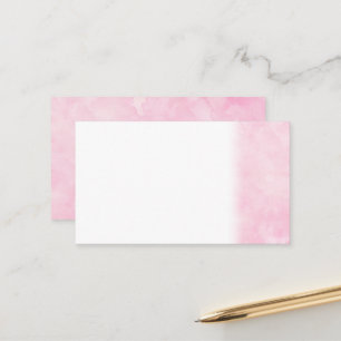 Tarjeta De Citas Color de agua rosa oscuro pintar Bonito Arte Femin