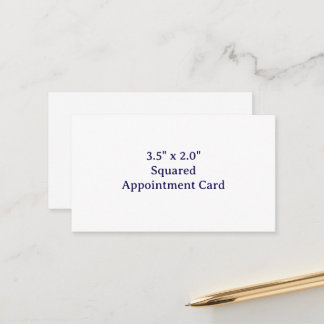 Tarjeta De Citas Crea tu propio cuadrado de 3,5" x 2,0"