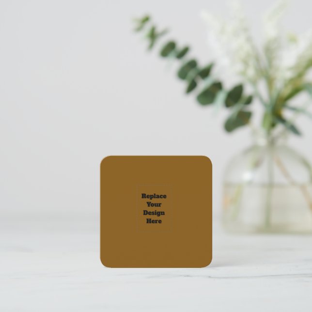 Tarjeta De Citas Crea tu propio marrón (Anverso de pie)
