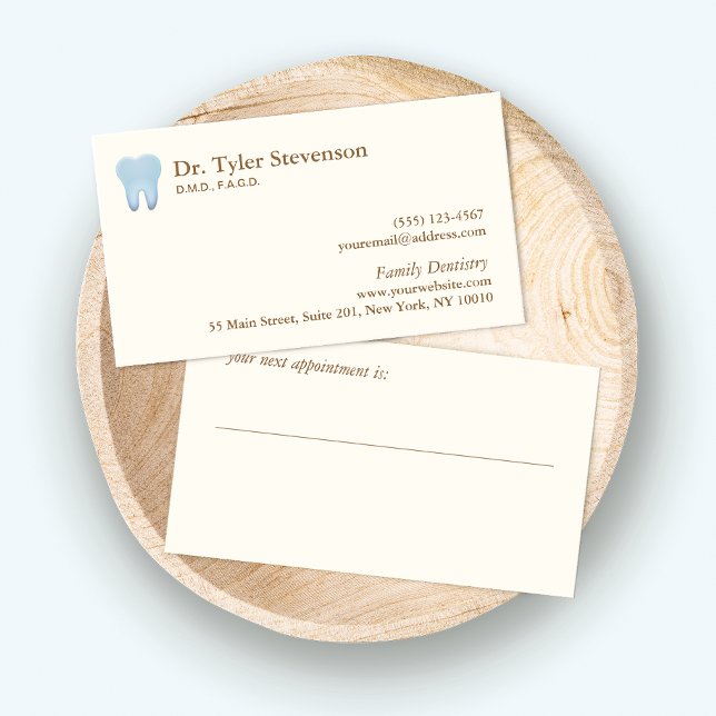 Tarjeta De Citas Dentist Business Card (Subido por el creador)