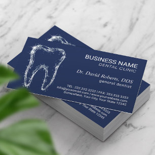 Tarjeta De Citas Dentist Clean Tooth Profesional Dental Care Naval