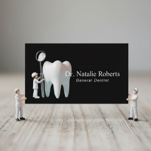 Tarjeta De Citas Dentista Cuaderno y Diente Blanco Cuidado Dental N