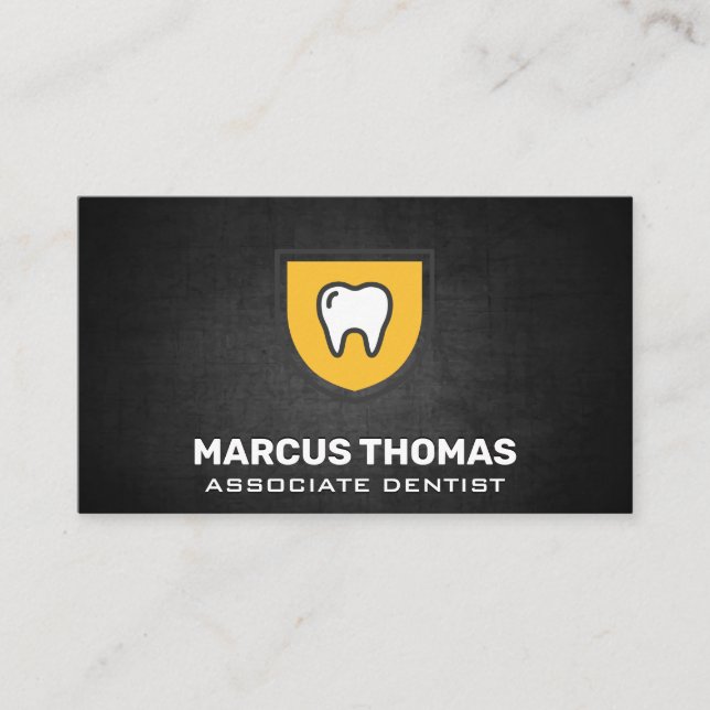 Tarjeta De Citas Dentista | Icono dental (Anverso)