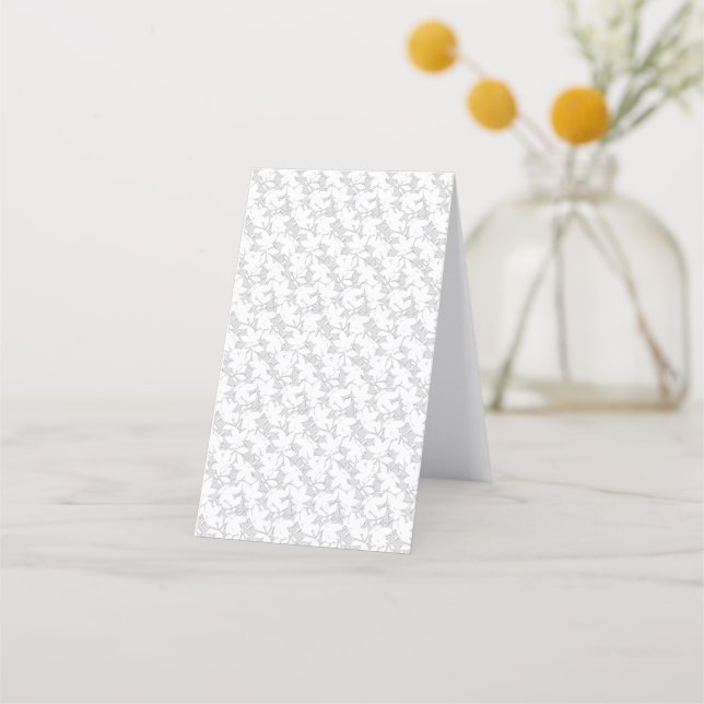 Tarjeta De Citas diseño decorativo Diecinueve (Reverso)