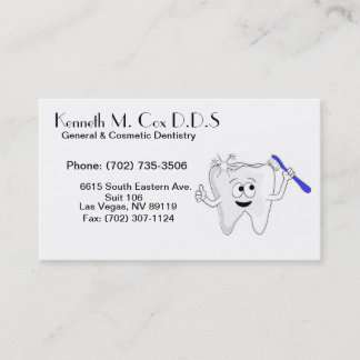 Tarjeta De Citas El Dr. $cox Card