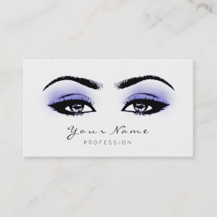 Tarjeta De Citas El maquillaje azul del añil azota blanco negro de