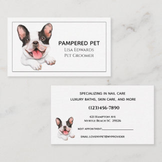 Tarjeta De Citas El negocio blanco de los perros callejeros