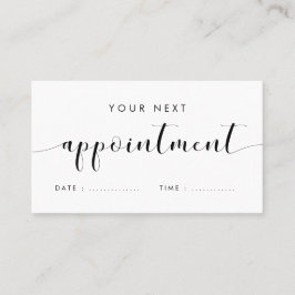 Tarjeta De Citas Elegante profesional sanitario de personalizable