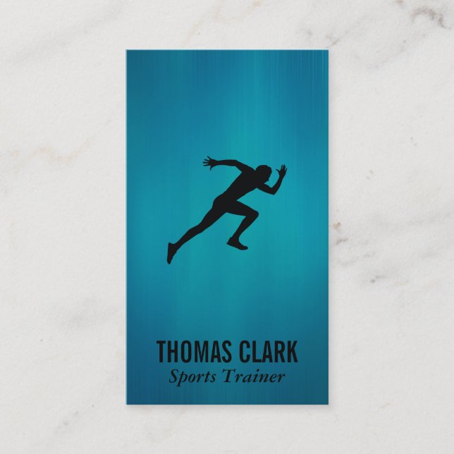 Tarjeta De Citas Entrenador personal / Sprinter / Group Trainer (Anverso)