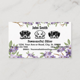 Tarjeta De Citas Especialista en Armonía mascota: para tu sitio Paw