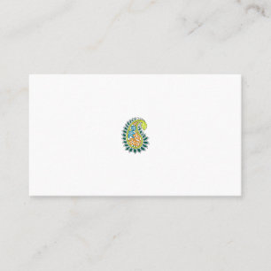 Tarjeta De Citas Estilo decorativo, verde azul oscuro, wattle