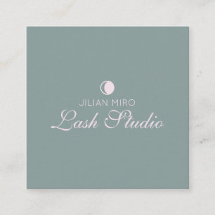 Tarjeta De Citas Estudio de Pestañas Modern Salon Beauty