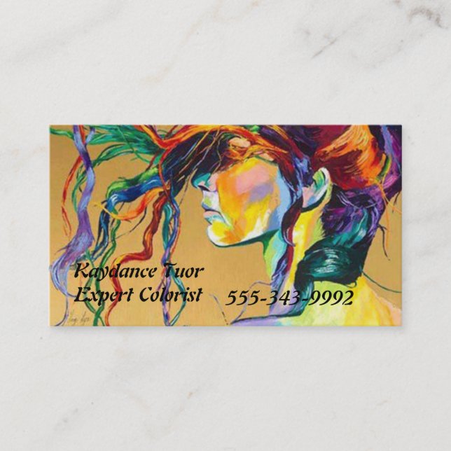 Tarjeta De Citas Experiencia de las mujeres (Anverso)