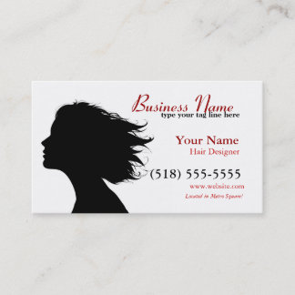 Tarjeta De Citas firma en rojo