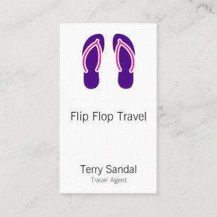 Tarjeta De Citas Flips-flopes