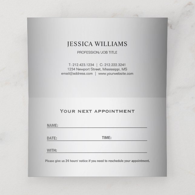 Tarjeta De Citas Fondo gris borroso flor Gerbera borrosa (Interior desplegado)