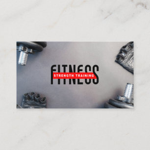 Tarjeta De Citas Formación de fuerza de aptitud Instructor personal