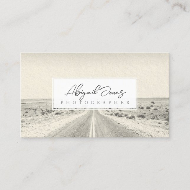 Tarjeta De Citas Fotografía de fotógrafos Diseñador gráfico Medios (Anverso)