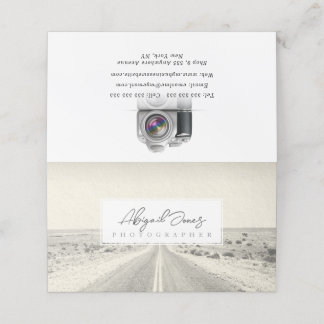 Tarjeta De Citas Fotografía de fotógrafos Diseñador gráfico Medios