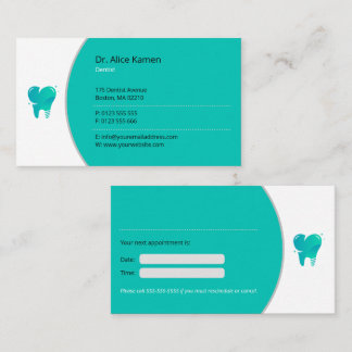 Tarjeta De Citas General Dentist | Teeth