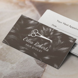 Tarjeta De Citas Hair Stylist Beauty Salon Profesional