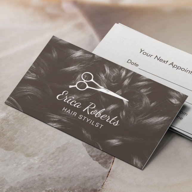 Tarjeta De Citas Hair Stylist Beauty Salon Profesional (Subido por el creador)