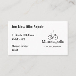 Tarjeta De Citas I Bike Minneapolis