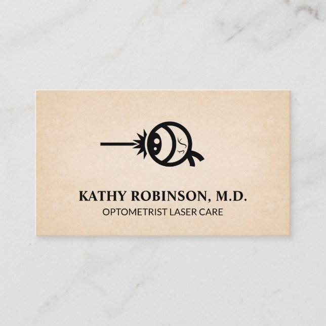 Tarjeta De Citas Icono ocular | Lasik (Anverso)