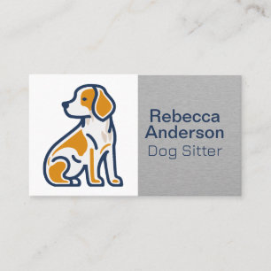 Tarjeta De Citas Ilustracion de sentada de perro lindo