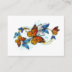 Tarjeta De Citas Infinidad de Mariposas Monarca