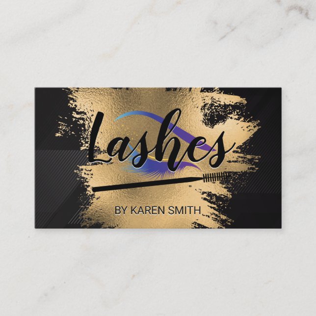 Tarjeta De Citas Lazos oculares | Belleza de las mujeres (Anverso)
