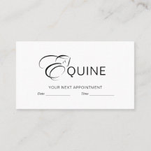 Letra monograma E caballo